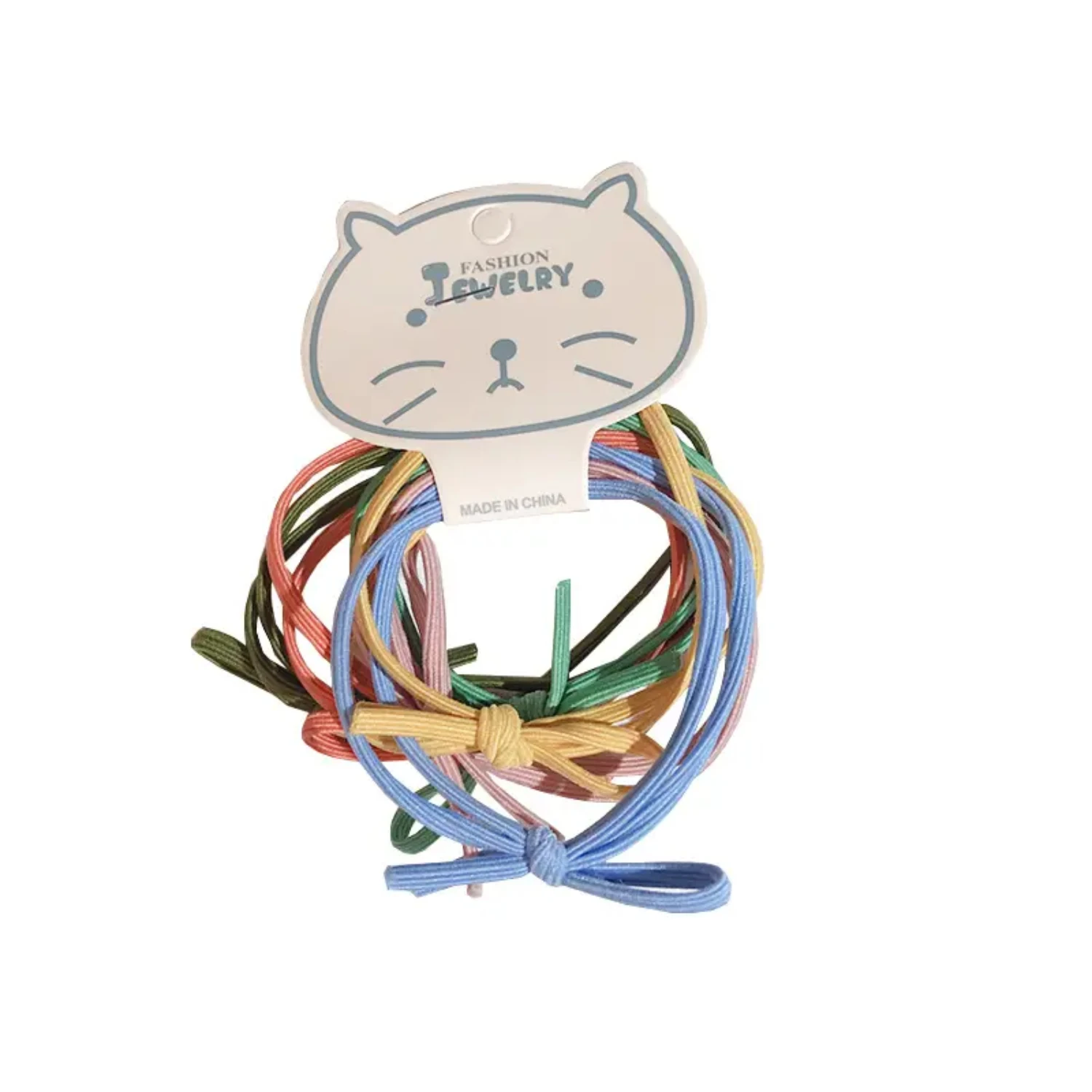 Random Color Elastic Rubber Hair Band Ties - Pack of 10 Self haircut Beard brush clips Peppers spray Barber supplies pack