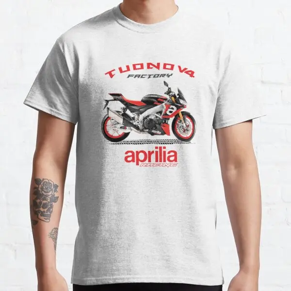 

Дизайнерская мотоциклетная футболка Aprilia TUONO V4 Для Ghezzi Beta Kawasaki Jawa Suzuki HONDA Bakker