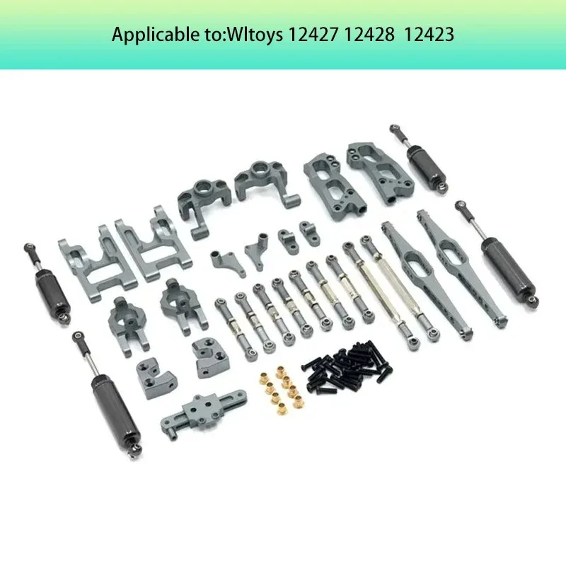 Wltoys-piezas Coche A Control Remoto Modelo FY-03 Piezas Metal Mejoradas Asiento Oscilante Color Azul 1/12 12428 12423 12427