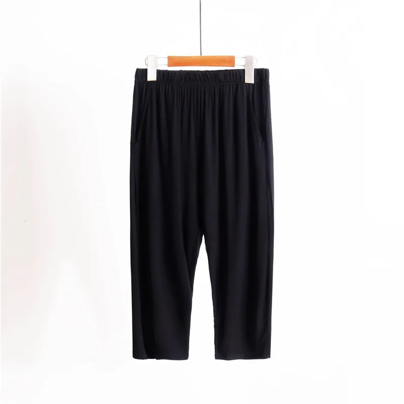 Modal Sleep Bottom Women Calf-Length Pants Loose Size Home Pajamas Casual Solid Multicolor Long Pant Summer Fashion Sleepwear