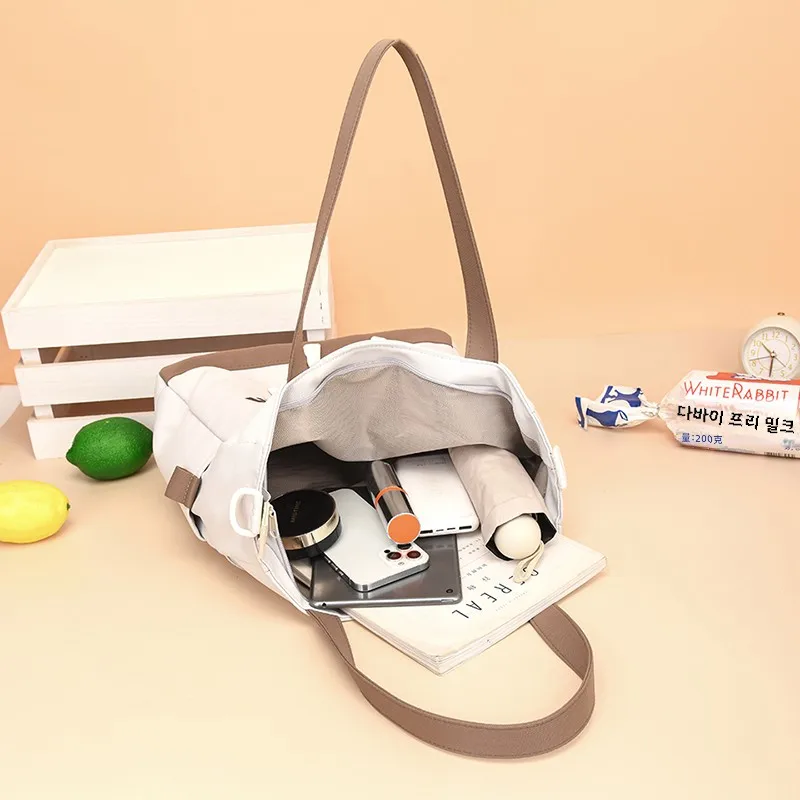 Модная холщовая сумка-тоут для женщин пригородная студенческая сумка через