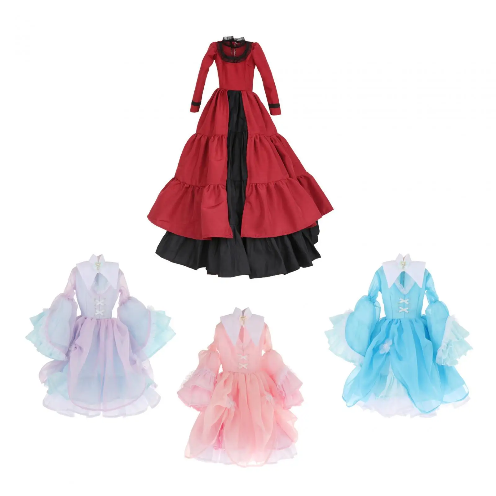 

Dress for 1/3 BJD Doll Easy to Wear up Accessories Handmade for Birthday Gifts
