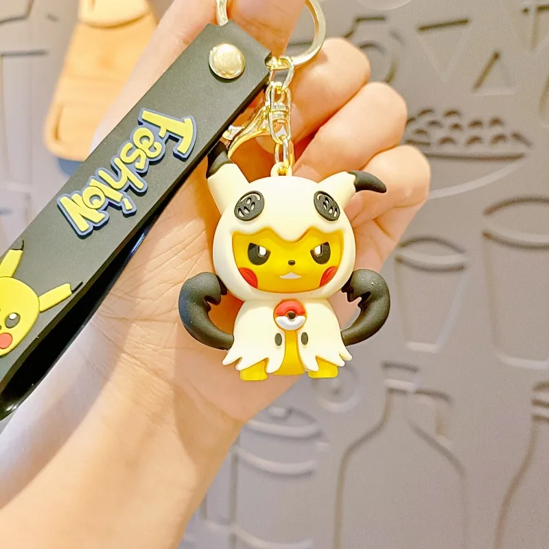 Брелок с изображением покемона Пикачу аниме экшн-фигурка игрушка каваи