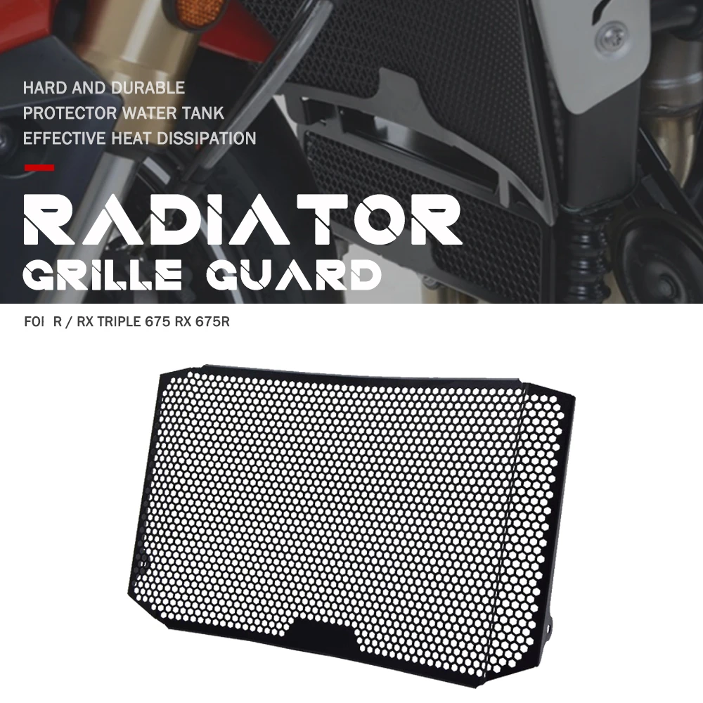 

Motorcycle Radiator Guard Grill Protector Cover For Street Triple RX Triple R 675 RX 675RX 675 R StreetTripleRX 2014 2015 2016