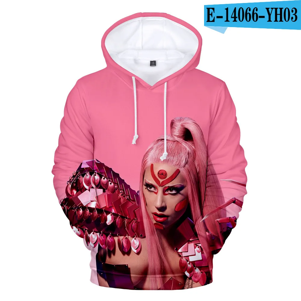 

Hip Hop Harajuku Lady Gaga 3D Hoodies Sweatshirts Men/Women Long Sleeve Hoodie Fashion Kids Streetwear Sweatshirt Pullovers