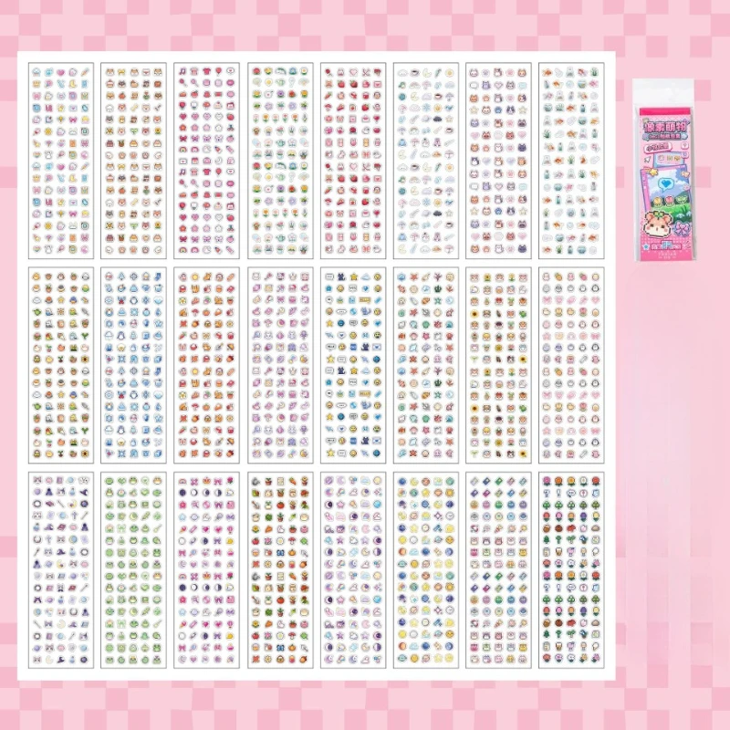 

Пиксельные милые мини-наклейки для существ, ретро мультяшные животные, сделай сам, наклейки для журнала, креативные наклейки для скрапбукинга, принадлежности для рукоделия