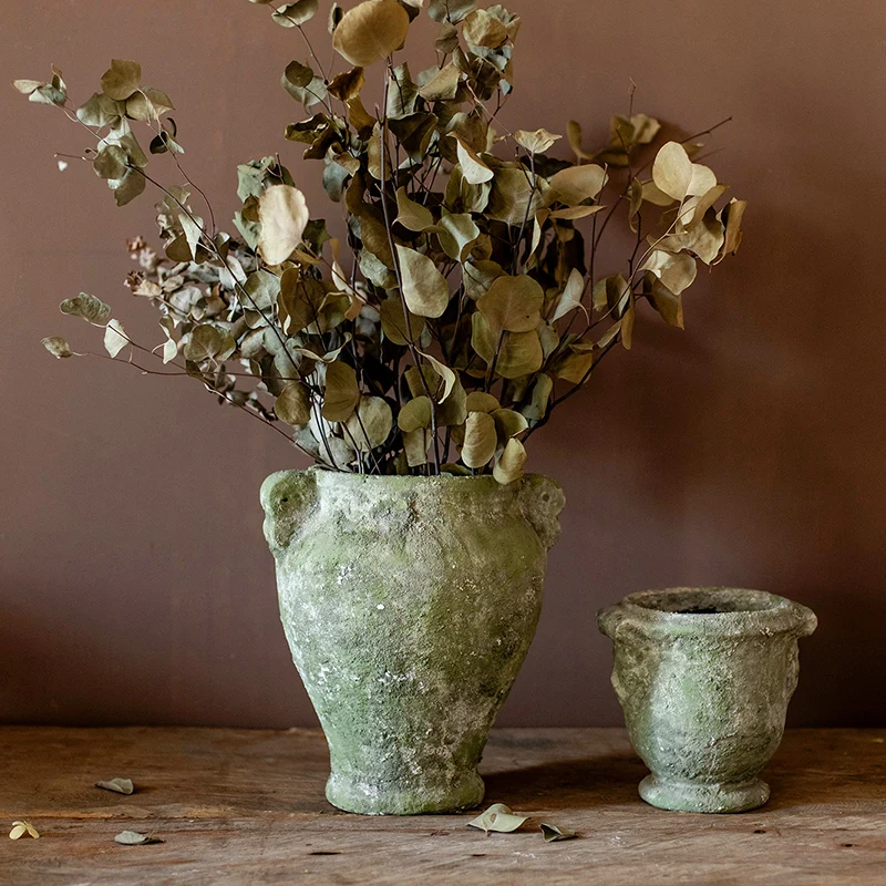 

Minimalist Ceramic Vase Luxury Home Office Desk Autumn Design Vase Original Natural Floreros Decorativos Nordic Home Decor