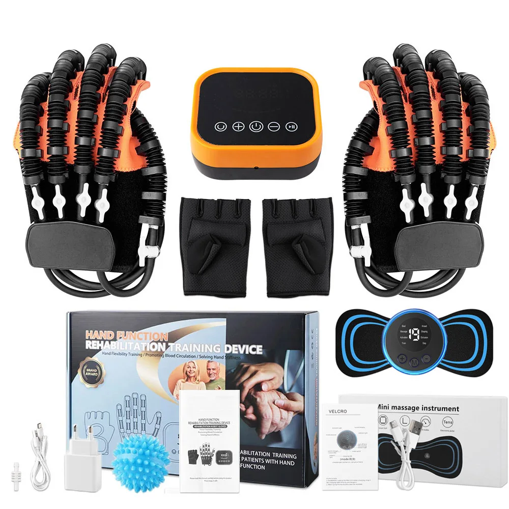 

Finger Hand Function Workout Recovery Devices for Stroke Hemiplegia Smart Rehabilitation Physicaltherapy Training Robot Gloves