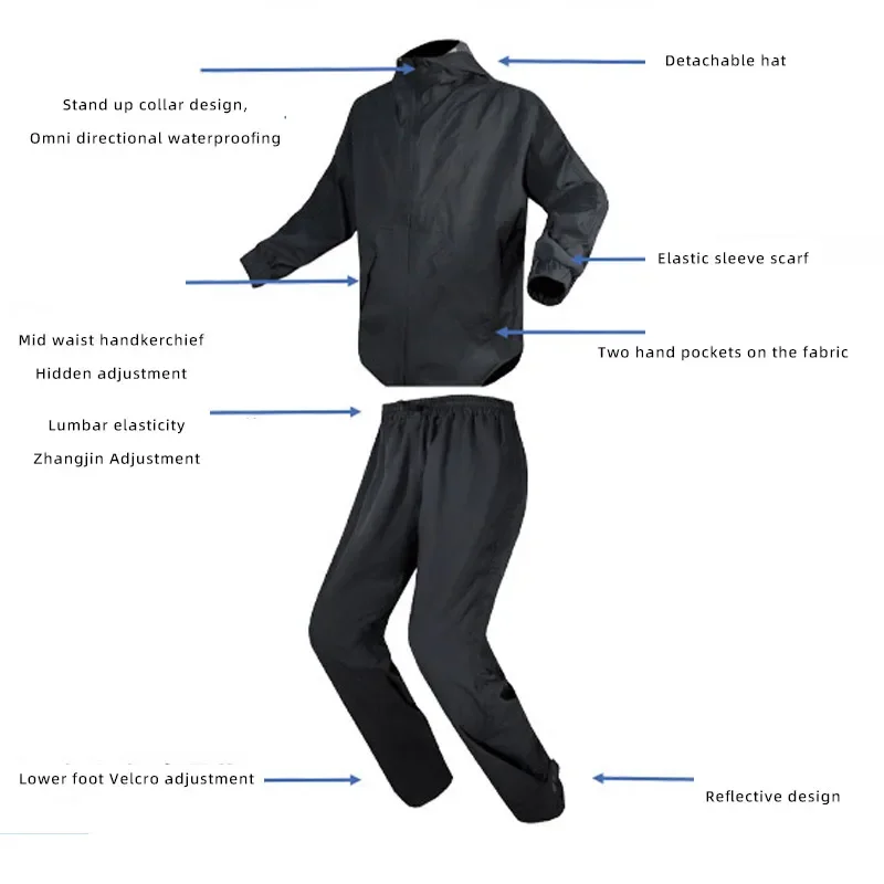 LS2 мотоциклетный плащ дышащий светоотражающий водонепроницаемый мотоциклетная