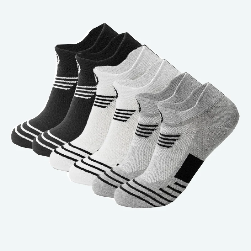 

5 Pairs/Lot Men Sports Cotton Socks High Quality Ankle Breathable Soft Comfortable Short Fashions Socks Four Seasons 4 Styles