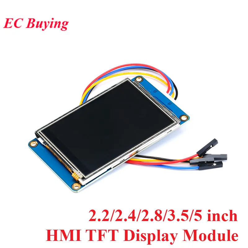 2.2 2.4 2.8 3.5 5 Inch USART HMI Intelligent Smart USART UART 2.2" 2.4" 2.8" 3.5" 5" TFT LCD Module Display with Font Picture