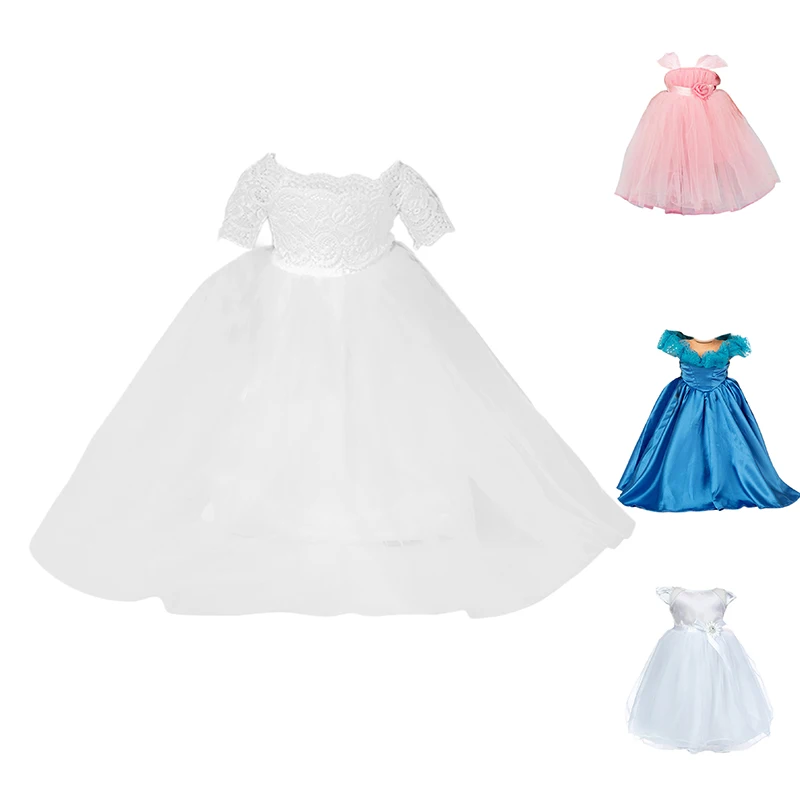 

Elegant Wedding Dress Clothing Accessories For Girl Doll 18 Inch Doll Clothes