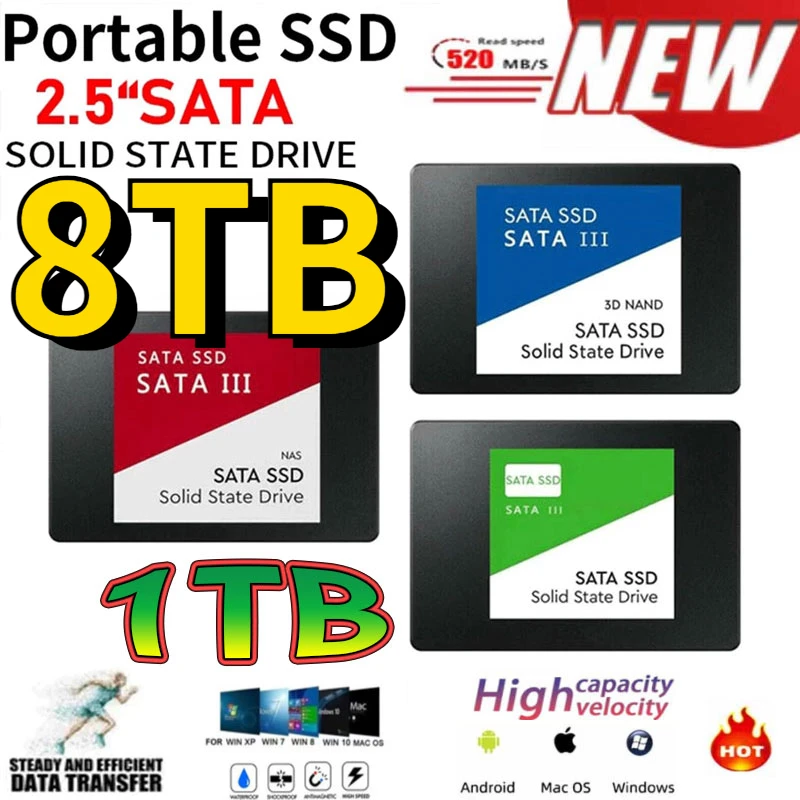 

Rave Reviews New 100% Original Solid State Laptop Universal Hard Disk Desktop M.2 SSD 2280 High Capacity 1tb Solid State Drive