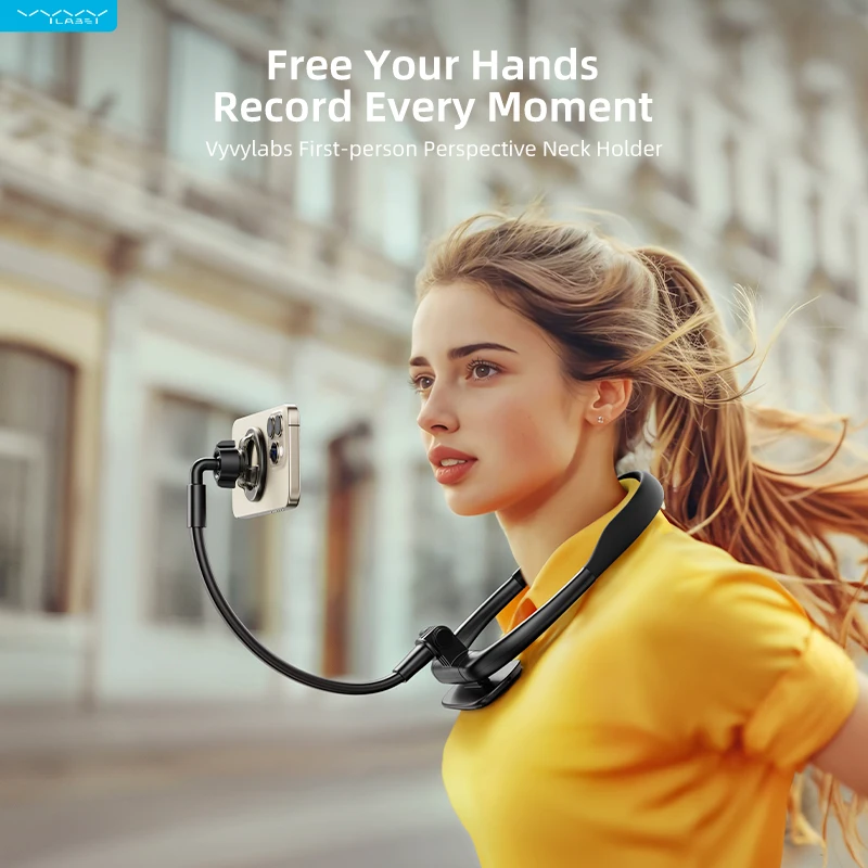 Гибкий держатель для мобильного телефона Vyvylabs ленивый на шее 360° ° iPhone15 pro max Xiaomi