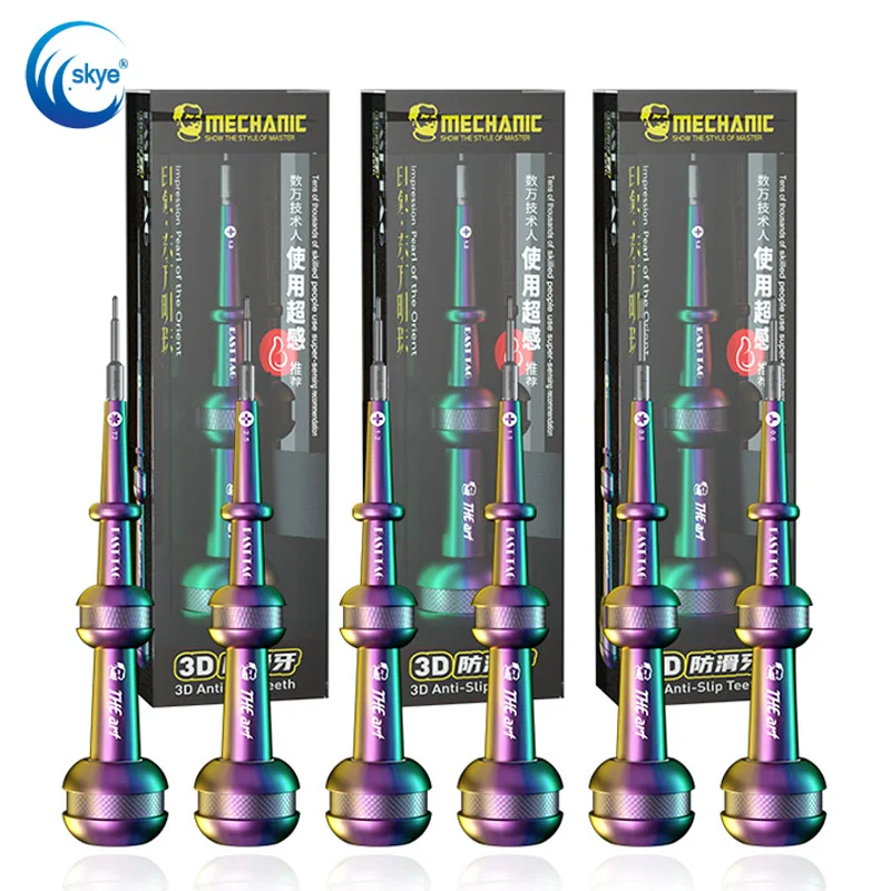 

Mechanic 3D EastTag Magnetic Screwdriver Oriental Pearl Series Pentalobe Phillips Y 0.6 Torx T2 for Phone Disassemble Repair