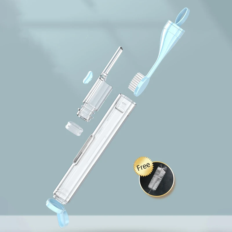 Складная зубная щетка может удерживать зубную пасту портативная для путешествий