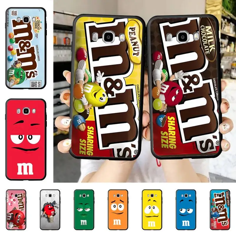 

Chocolate Beans Phone Case for Samsung J 4 5 6 7 8 prime plus 2018 2017 2016 J7 core