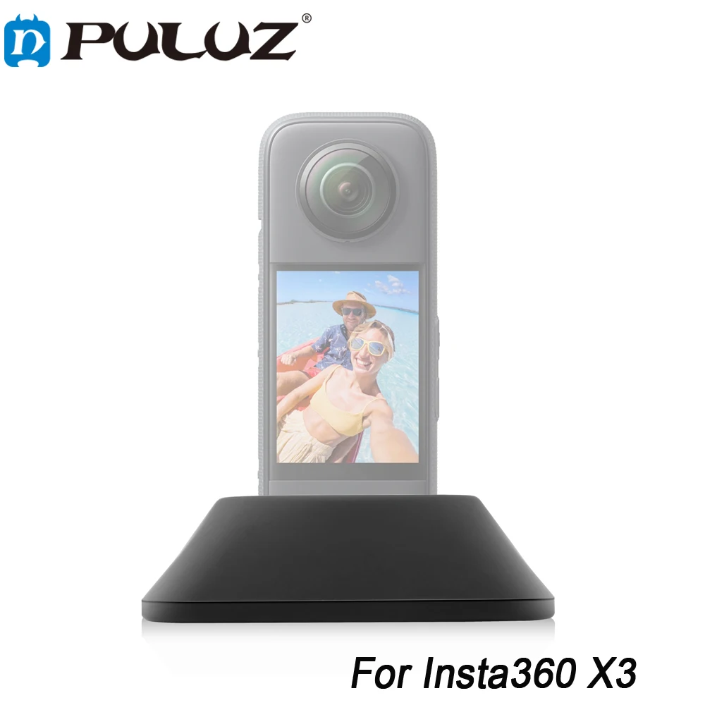 

PULUZ для Insta360 X3 настольная подставка для камеры высококачественный силиконовый материал водонепроницаемый пыленепроницаемый