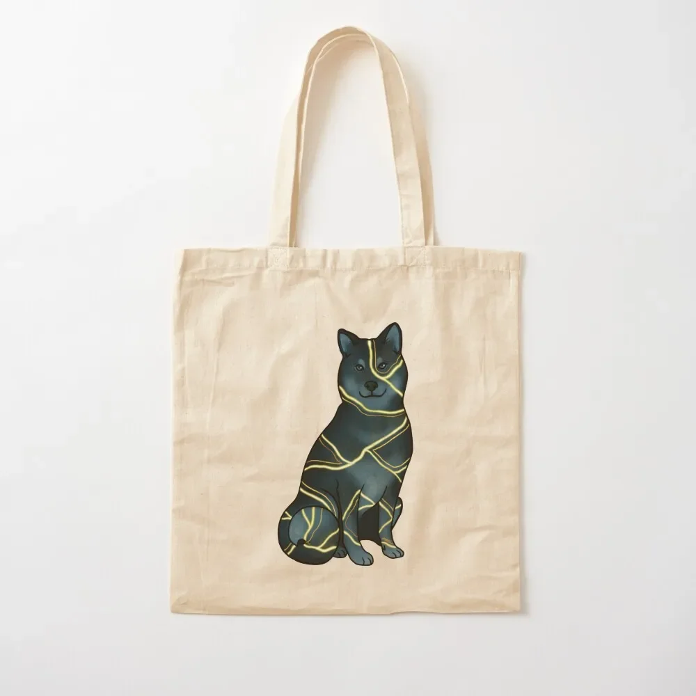 Kintsugi Shiba Inu Tote Bag Сумка-шоппер женская сумка 2025