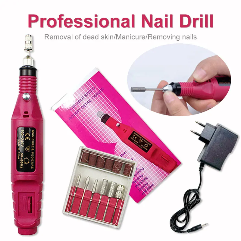 

Профессиональная машинка для маникюра и педикюра, 20000 об./мин.