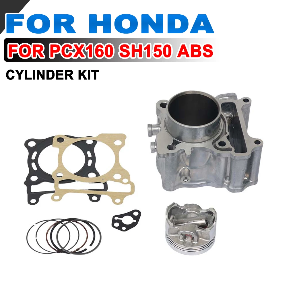 

Запчасти для мотоциклов скутеров 60 мм комплект цилиндров поршневое кольцо прокладка для HONDA PCX 160 PCX160 ABS SH150 SH 150 ABS аксессуары