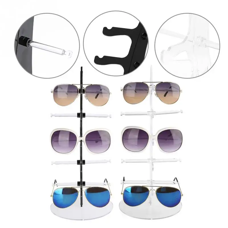 Практичная 5-слойная подставка для очков держатель хранения солнцезащитных