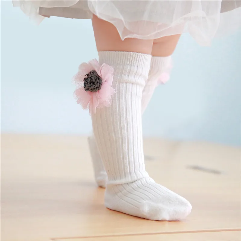 

Lovely Baby Girl Socks Cartoon 3D Dolls Baby Socks Newborn Knee High Sock Toddler Socks Baby Stuff Baby Boy Clothes Spring