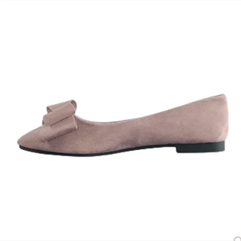 Bow-Knot Sweet Ballerina Shoe For Women 2023 New Arrivals Ballet Soft Bottom Flats Low Pricing Hot Sell Casual Street Moccasines