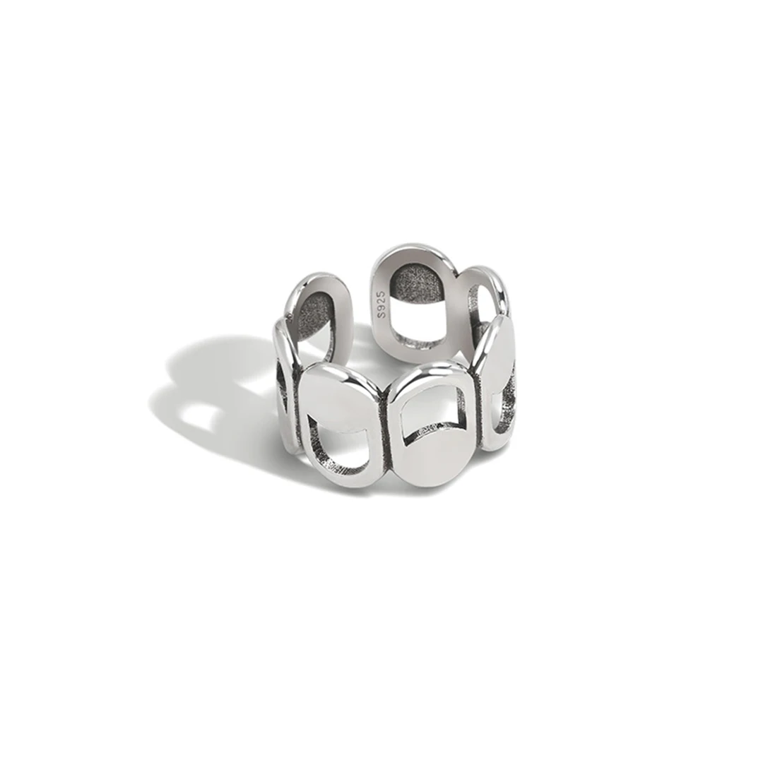 

Женское блестящее кольцо в стиле «хип-хоп», из серебра 925 пробы