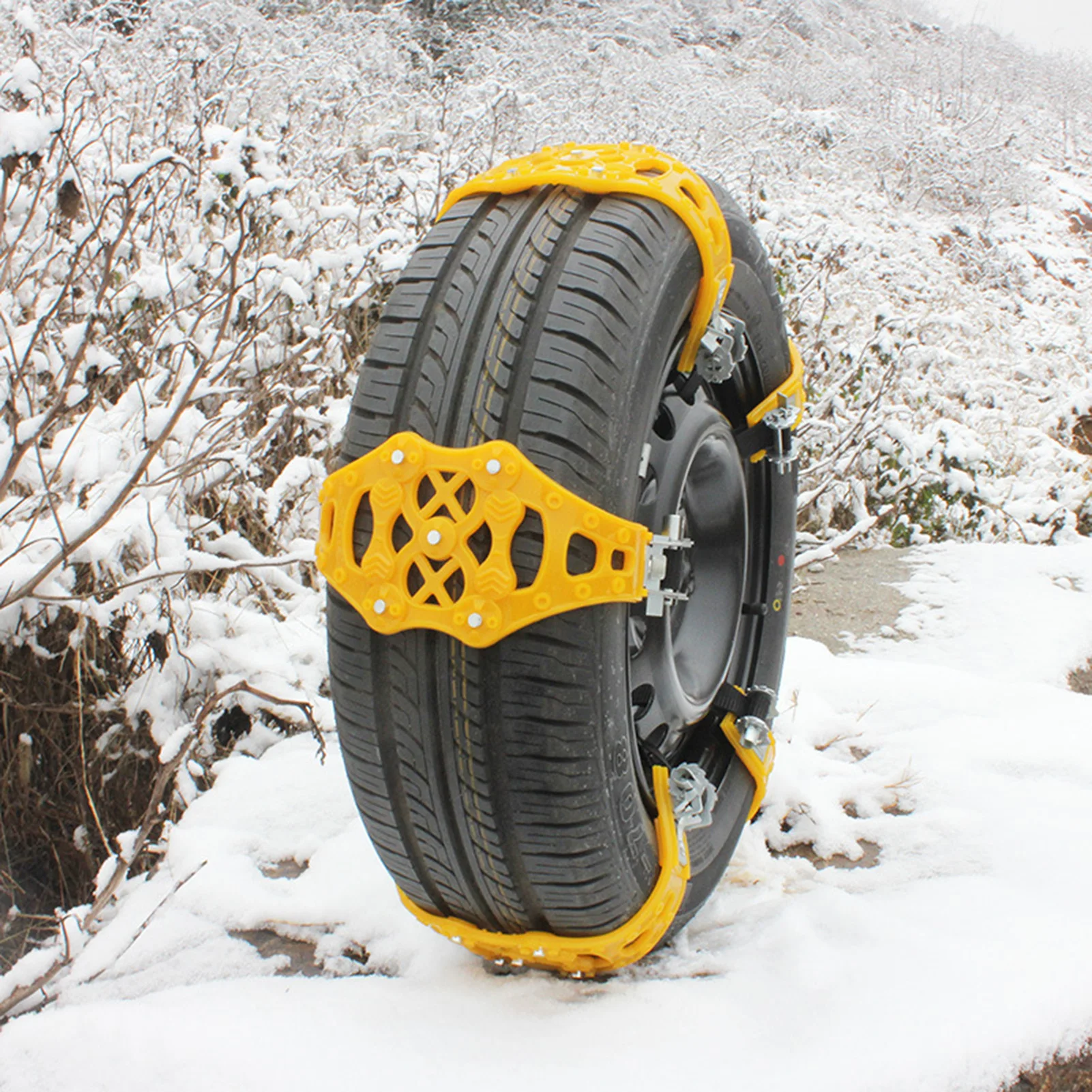 

1 шт. автомобильные цепи для снега противоскользящая аварийная цепь для тяги автомобильных шин универсальная утолщенная ТПУ зимняя Автомоб...
