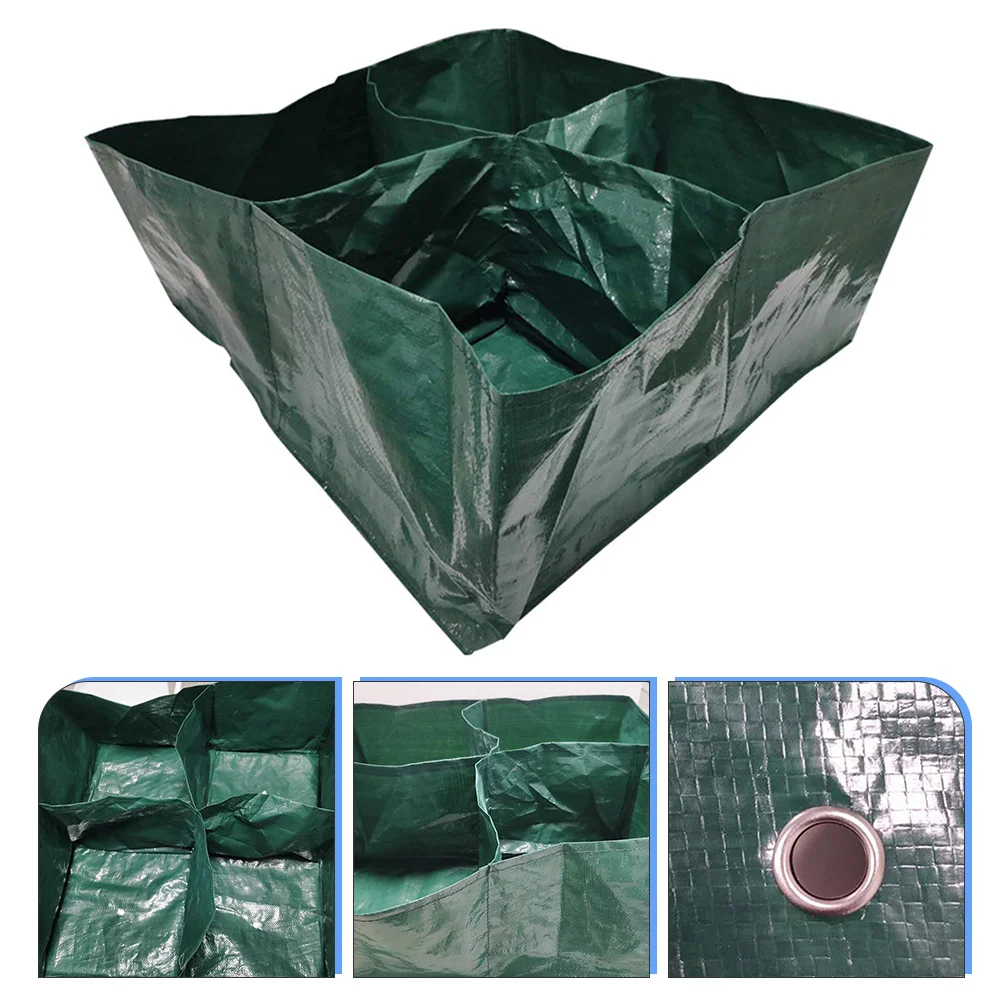 

Raised Garden Bed Outdoor Gardening Planting Bag Four-grids Garden Grow Bed