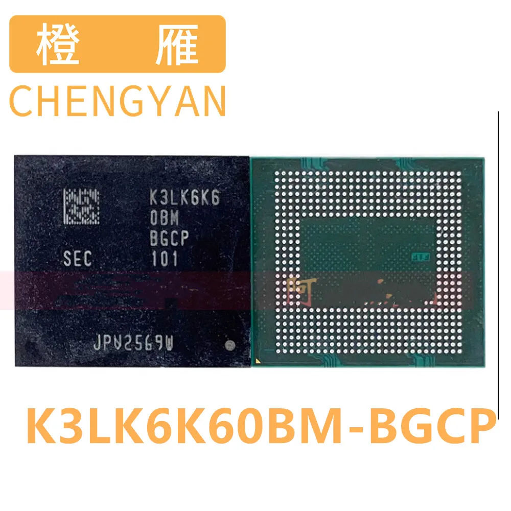 

CHENGYAN, 1-5 шт., оригинал, новый или скопированный, и хорошо протестирован, K3LK6K60BM-BGCP K3LK6K6 0BMBGCP K3LK6K6 0BM BGCP 16G BGA496