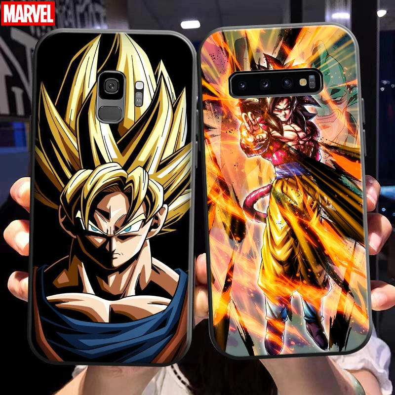 

Dragon Ball Goku Phone Case For Samsung Galaxy S10 S10E S10 Lite S9 S8 Plus Samsung S10 5G Carcasa Soft Back Black