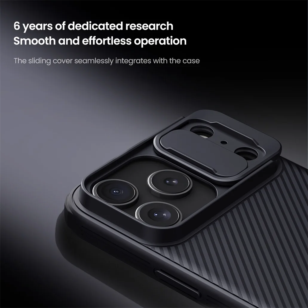 Фото Чехол NILLKIN для iPhone 17 Pro Max / 17 Pro CamShield Pro, противоударный защитный слайд-крышка для камеры для iPhone17 / 17 Air №2