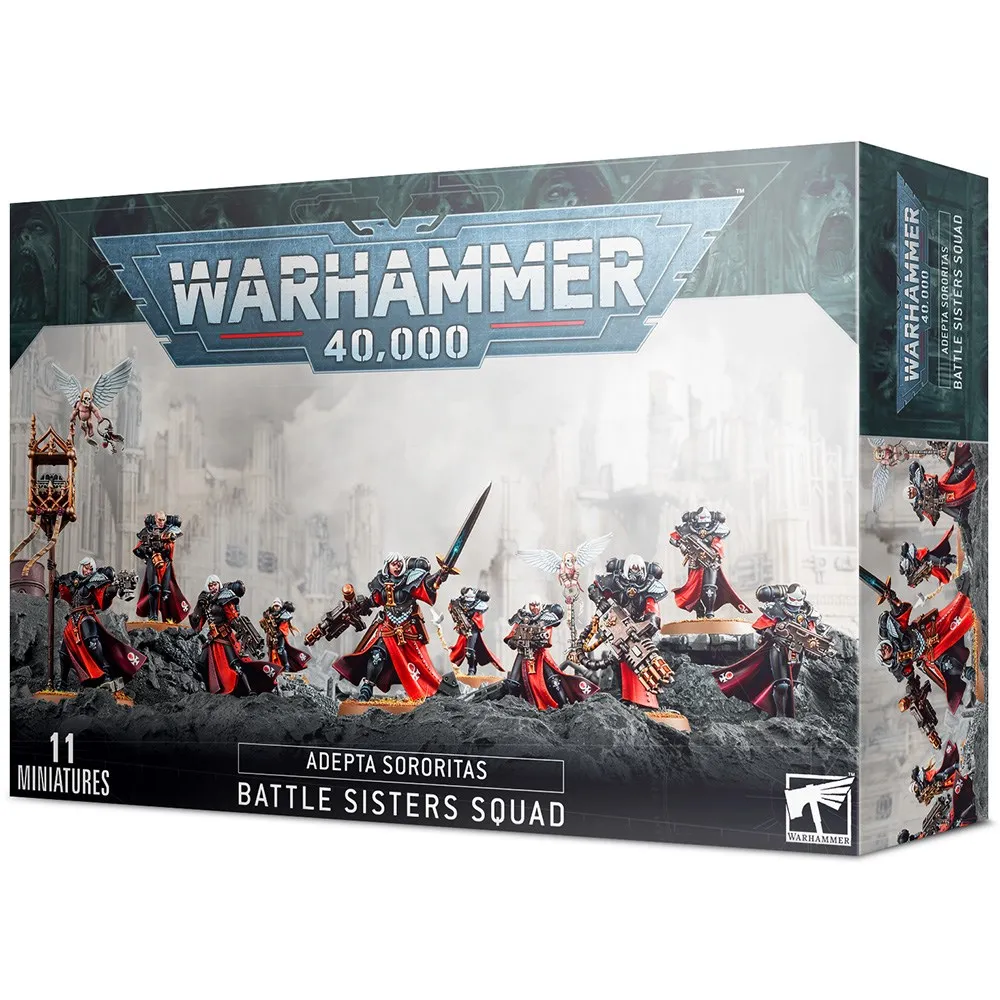 Миниатюры Warhammer 40000 Games Workshop Набор Отряд Сестер Битвы (Adepta Sororitas Battle Sister Squad) - купить