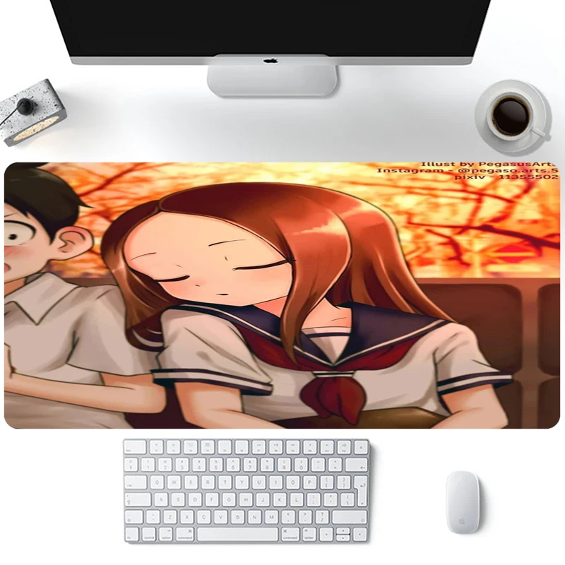 Аниме Коврик для мыши высшего качества коврик Kawaii Игровые ноутбуки дешевый ПК