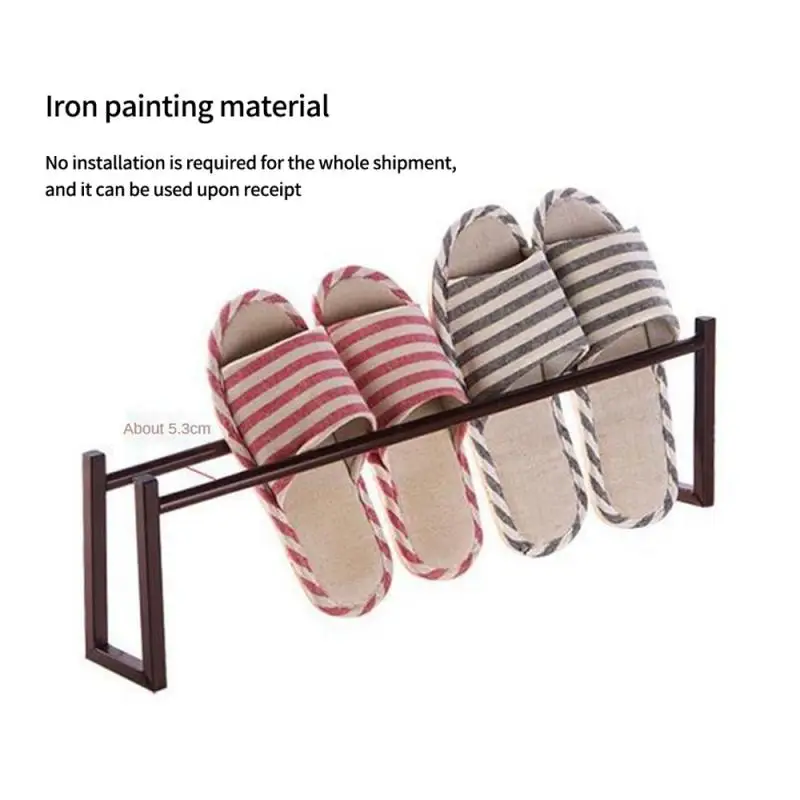 Door Back Shoe Rack Magnetic Suction Hanging Nail Free Storage Slipper Holder Save Space Household Dormitory Shelves