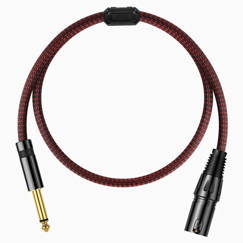Высококачественная микрофонная линия звуковая карта из чистой меди 3 5 мм/6 мм к XLR