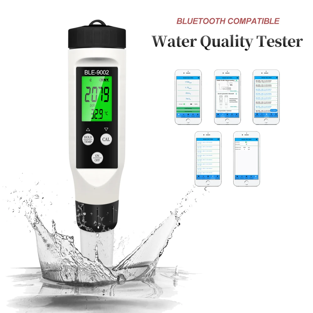 H temp. Цифровой анализатор питьевой воды. Водородный тестер домашний на бактерии.