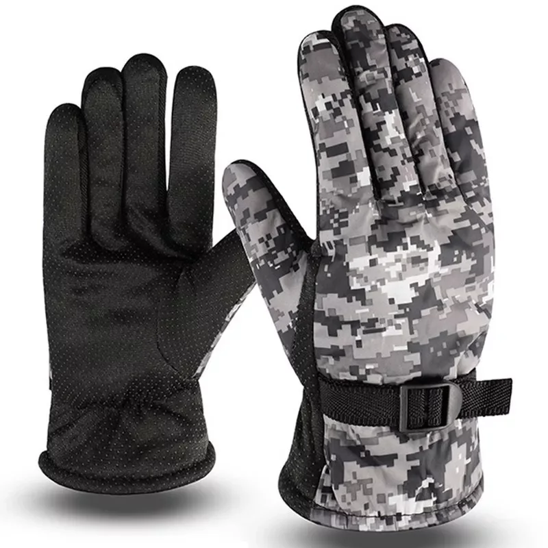 

Waterproof Motorcycle Gloves Winter Warm Full Finger Anti-slip Outdoor Skiing Cycling Riding Motocross Gloves Guantes Moto