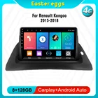 Автомагнитола easteregg для Renault Kangoo 2015-2018, 2 Din, 9 дюймов, Android, GPS-навигация, стерео, Автомобильный мультимедийный видеоплеер, Wi-Fi, BT