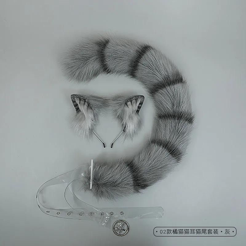 Повязка на голову с пушистыми кошачьими ушками в нескольких стилях Ультра мягкий