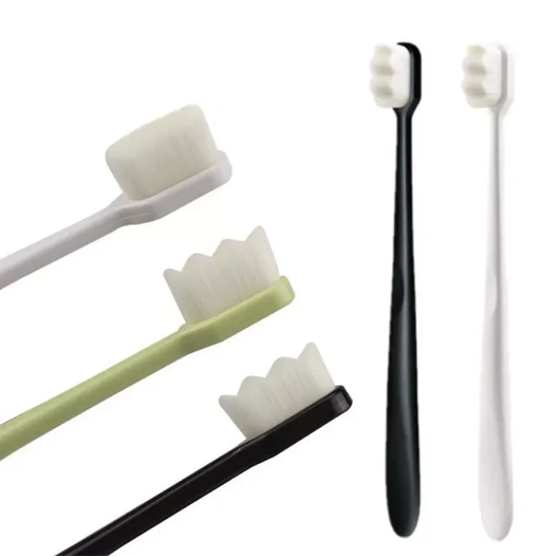 

1pcs Micron Ultra-fine Soft Toothbrush Million Nano Bristle Antibacterial Protect Gum Tooth Deep Cleaning Portable Travel Brush