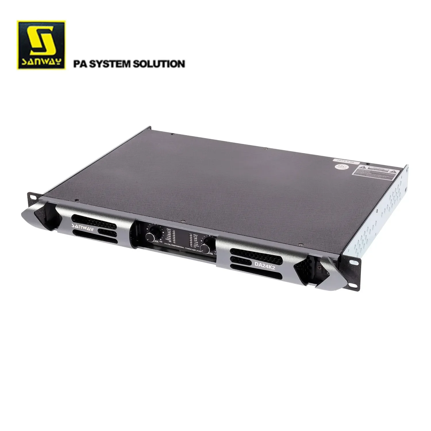DA24K2 2-канальный профессиональный сценический усилитель динамиков класса D 1U