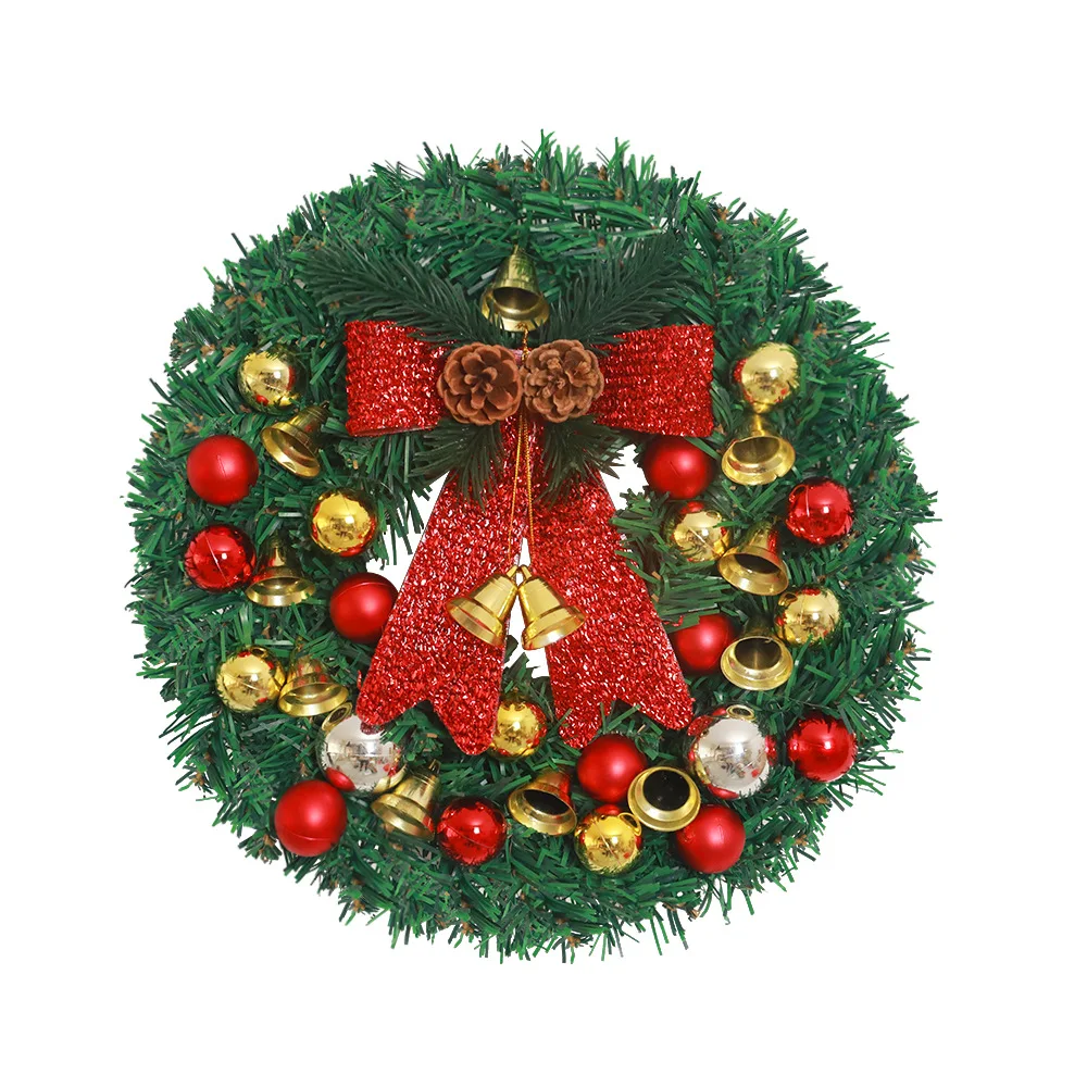 Christmas Wreath Frame Wreath on the Door Garland Christmas Home Decoration Garland of Artificial Flowers Garlands Decorations