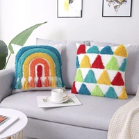 nordic ins couch pillow tufted pillow cover tassel car cushion cushion cover pillow cover home decorative pillows