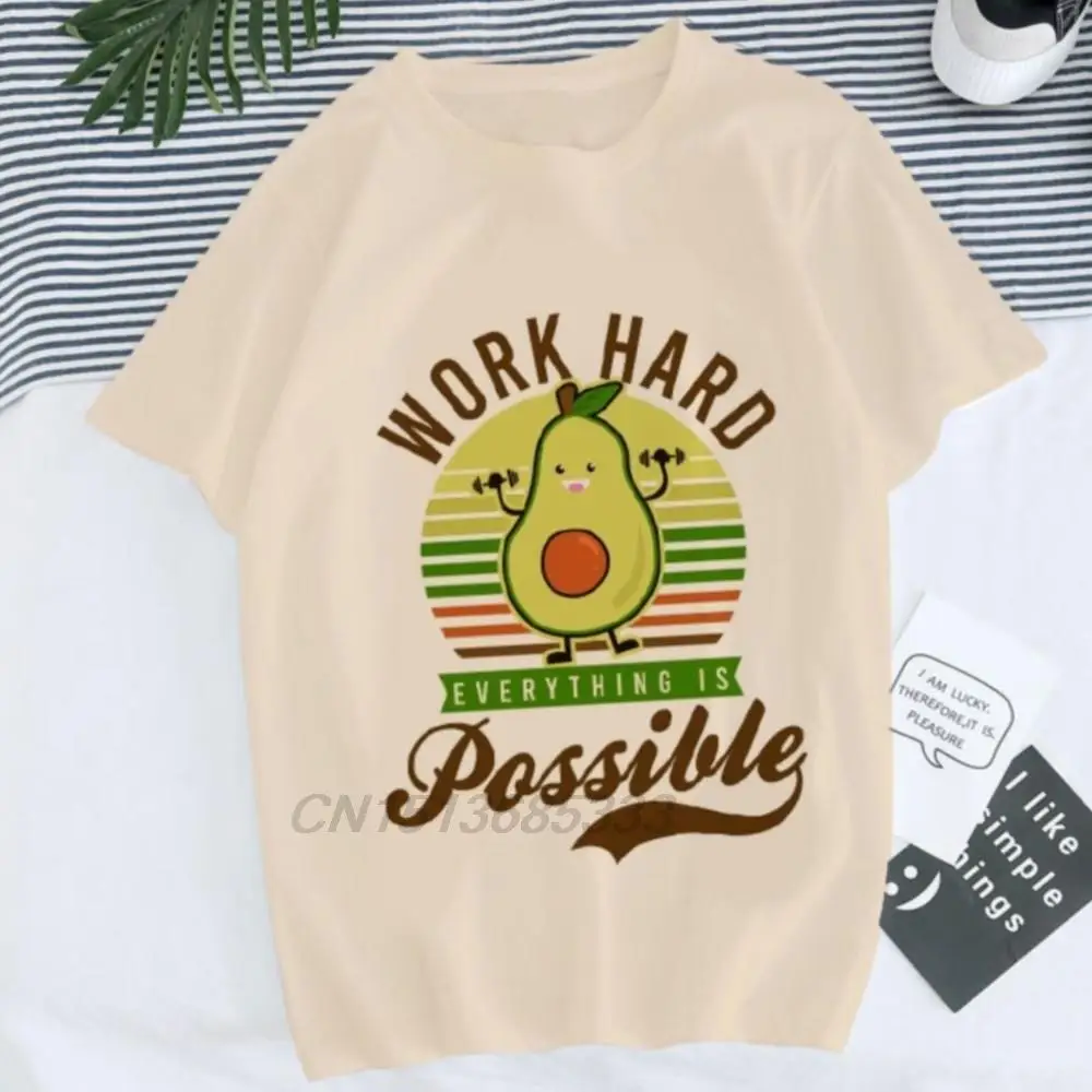 Мужские футболки с авокадо работают усердно все возможно я люблю панды женские