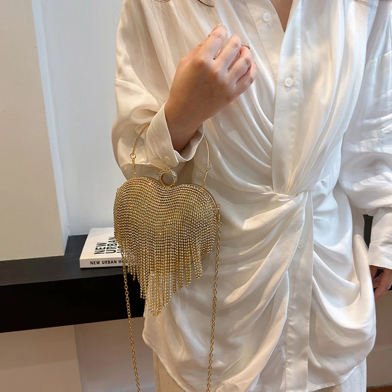 Женские сумки для вечеринок роскошные дизайнерские с бриллиантами женщин 2024