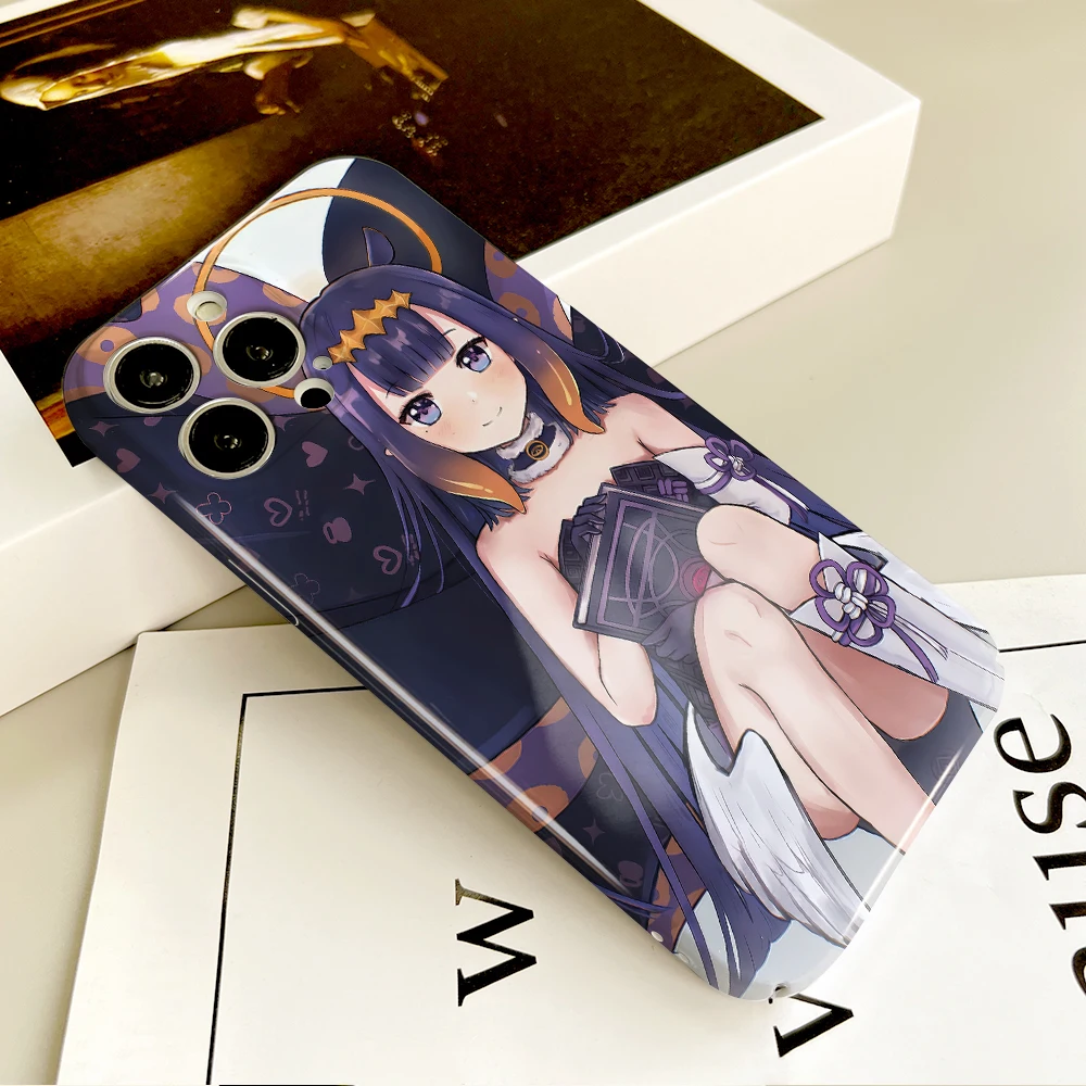 Фото Певец музыка Ninomae Ina'nis аниме фанарт Чехол для телефона Samsung S 24 25 23 22 Ultra Plus A 04E 5G HD Hard Cover Film Shell №4