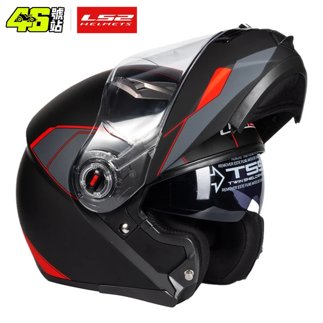 LS2 FF370 All Season Motorcycle Helmet Dual Lens Anti Fog For Men and Women ECE 2